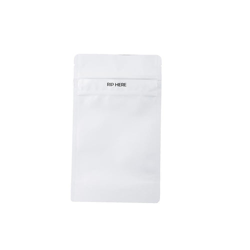 Grip n Rip Mylar Bags - 1/4 - White - 2000ct