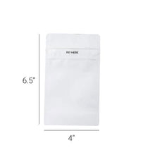 Grip n Rip Mylar Bags - 1/4 - White - 2000ct