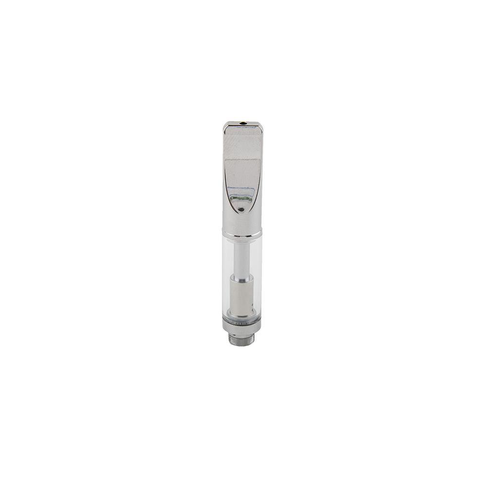 Ceramic Glass Atomizer - 0.7mm - Chrome - 0.5ml - EZ Process - 100ct