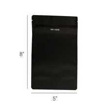 Grip n Rip Mylar Bags - 1/2 - Black - 1000ct