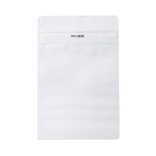 Grip n Rip Mylar Bags - 1oz - White - 1000ct