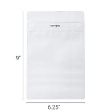 Grip n Rip Mylar Bags - 1oz - White - 1000ct
