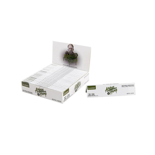 Afghan Hemp Rolling Papers / King Size - 24ct