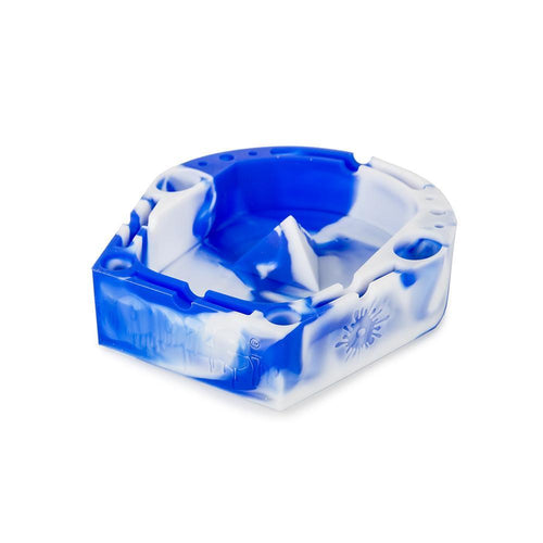 Banger Silicone Ashtray - BLUE / WHITE