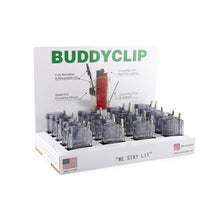 Buddy Roach Clip Lighter Case Display - Smoke Grey
