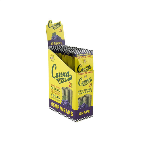 Canna Wraps - Grape - 24ct