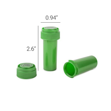 Loud Lock Green Reversible Cap Vials
