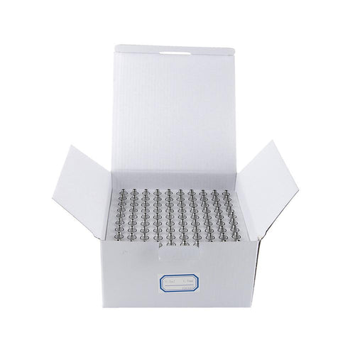 Ceramic Glass Oil Atomizer 1.6 MM - Chrome - 1/2ml - EZ Process - 100ct