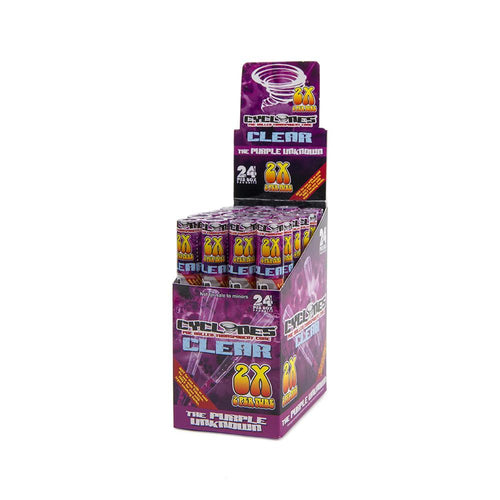 Cyclone Clear Purple Unknown - 24ct