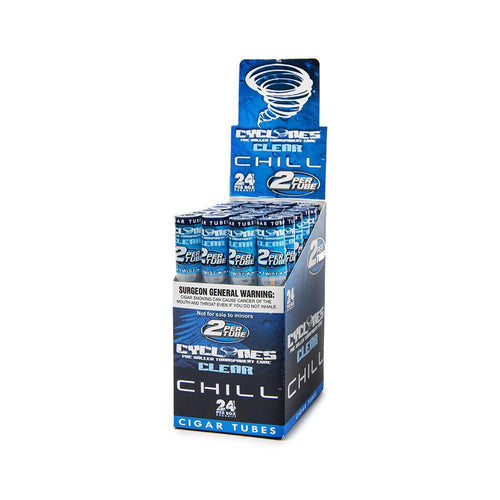 Cyclone Clear Blue Chill  - 24ct
