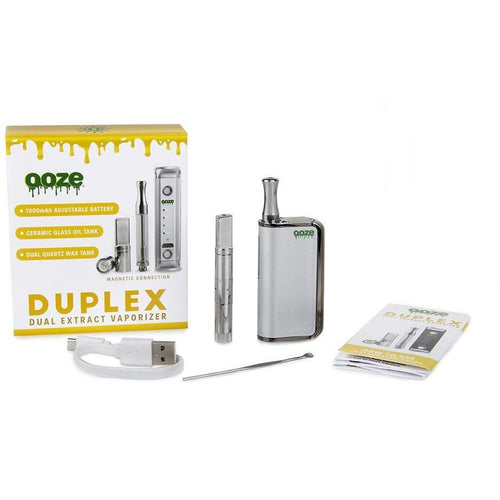 Duplex Dual Extract Vaporizer Kit - SILVER