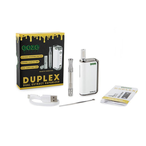Duplex Dual Extract Vaporizer Kit - WHITE