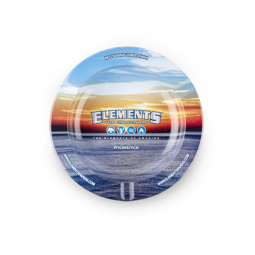 Elements Metal Ashtray - Blue