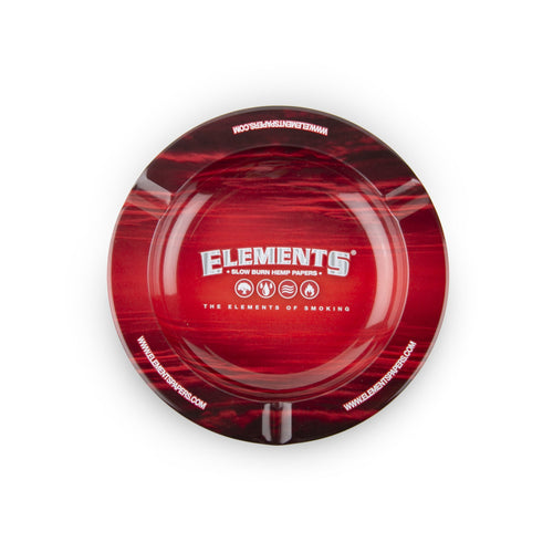 Elements Metal Ashtray - Red