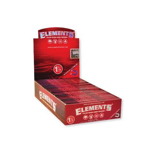 Elements Hemp 1 1/4 RED - 50ct