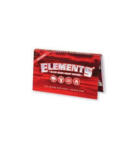 Elements Hemp Single Wide RED Double Pack - 50ct