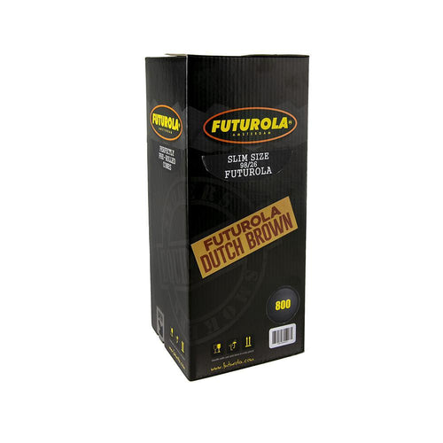 Futurola Cones Slim Size Dutch Brown  - 800ct