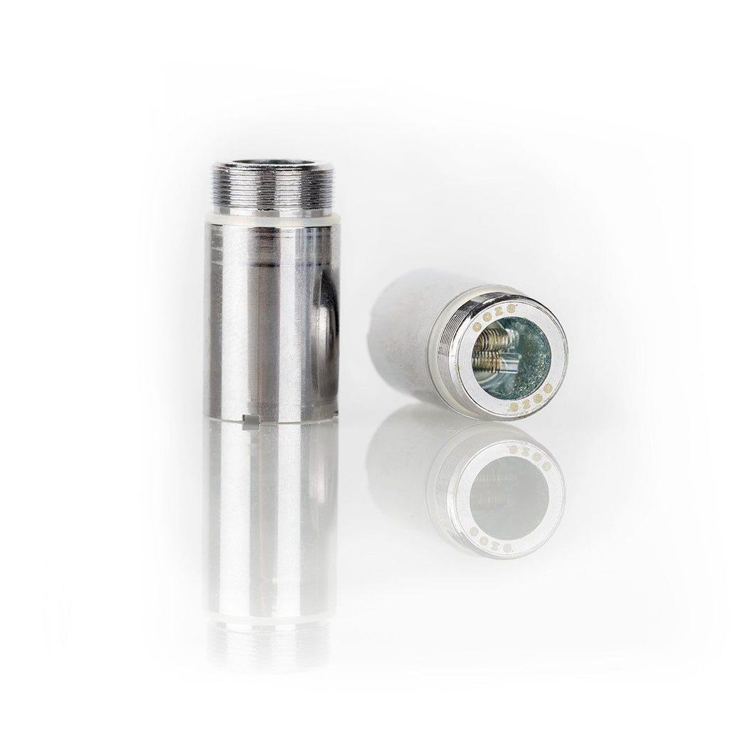 Glacier Dual QUARTZ Glass Coil - Chrome