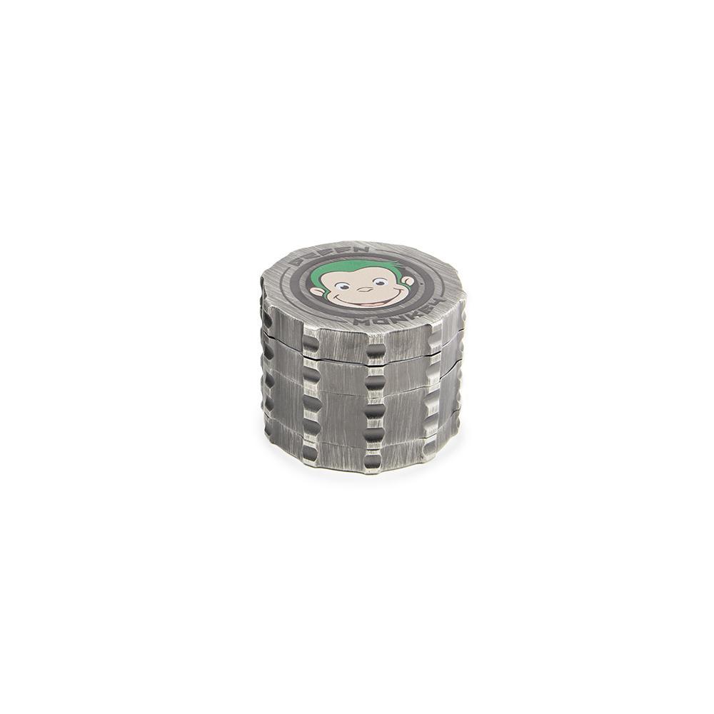 Green Monkey Metallic Grey Grinder - 50MM