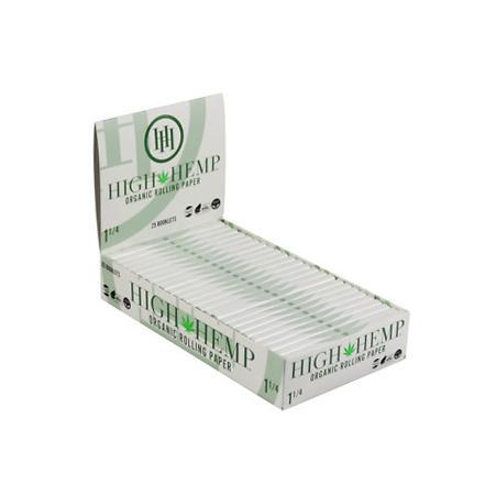 High Hemp 1 1/4 Organic Rolling Papers - 25ct