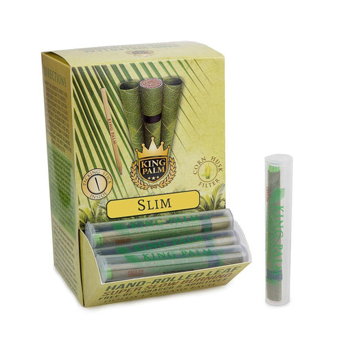 King Palm Slim Size - Single + Storage Tube - 50ct