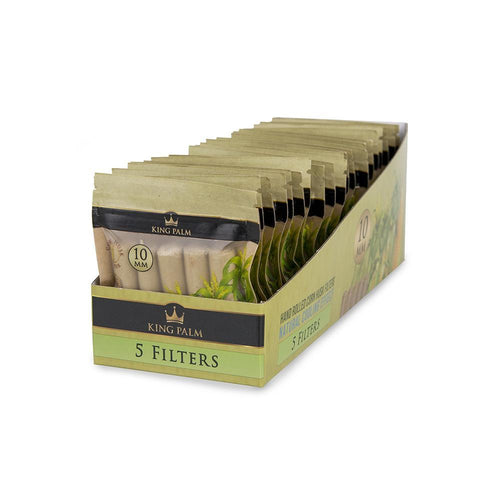 King Palm 5pk Corn Husk Filters 10mm - 24ct