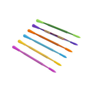 Dab Tool + Silicone Sleeve - Assorted colors - 30ct