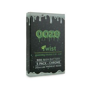 900 Twist Battery Chrome - 5 Pack