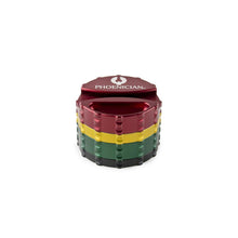 Phoenician Large 4 Piece Grinder w/ Paper Slot - Rasta
