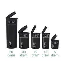 Loud Lock Pop Top Vials - Black