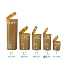 Loud Lock Pop Top Vials - Gold