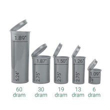 Loud Lock Pop Top Vials - Silver