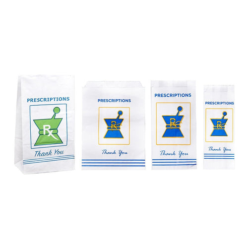 All States Prescription RX Paper Bags