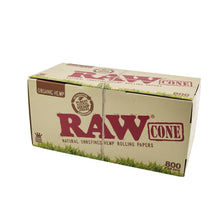 RAW Organic Hemp King Size Cones Bulk - 800ct