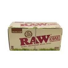 RAW Organic Hemp King Size Cones Bulk - 800ct