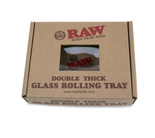 RAW Double Thick Glass Rolling Tray - Small