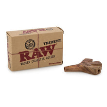 RAW Trident Wooden Cigarette Holder