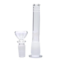 Aqua Silicone N Glass Water Pipe - STRAIGHT - Green / Black