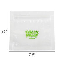 Smelly Proof Clear Bag - 7.5 x 6.5 -100ct