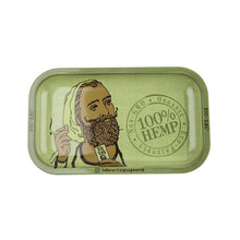 Zig Zag Rolling Tray - Hemp / Green