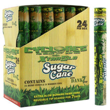 Cyclone Slow Burn Hemp Cones Sugar Cane - 24ct