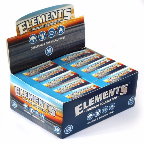 Elements Perforated Rolling Tips - 50ct