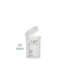 Loud Lock Pop Top Vials - Clear