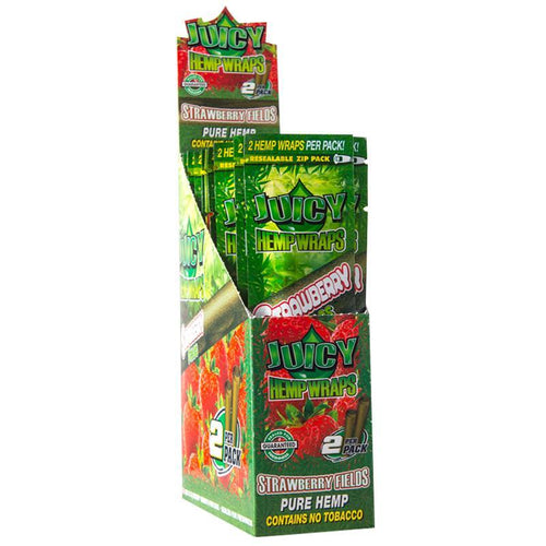 Juicy Jays Hemp Wraps Strawberry - 25ct